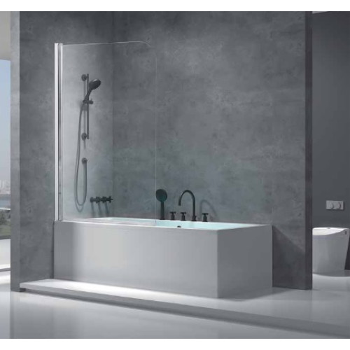 Aquarelle Bathtub Fresh 1 Καμπίνα μπανιέρας Διάφανη clear 80-82x145 cm