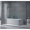 Aquarelle Bathtub Fresh 1 Καμπίνα μπανιέρας Διάφανη clear 80-82x145 cm