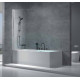 Aquarelle Bathtub Fresh 1 Καμπίνα μπανιέρας Διάφανη clear 80-82x145 cm