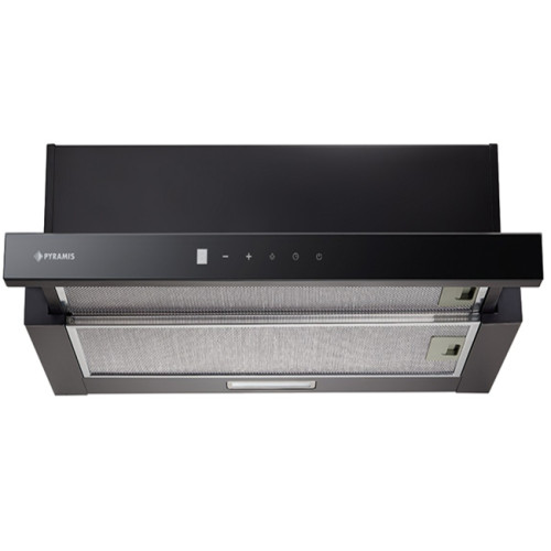Pyramis PTC63335BG Συρόμενος Απορροφητήρας 60cm Μαύρος