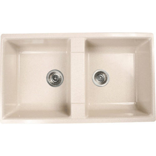 Sanitec Classic 334 Ένθετος Νεροχύτης 86x50cm Granite Cappuccino