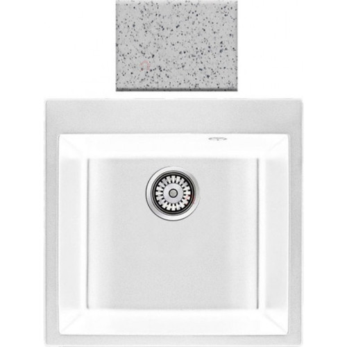 Sanitec Classic 339 Ένθετος Νεροχύτης 50x50cm White