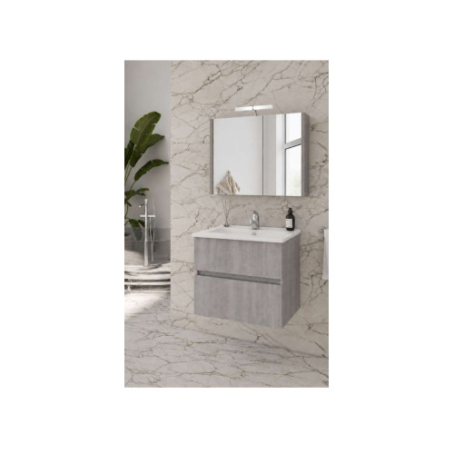 Drop Tornedo 60cm Frozen Gray Έπιπλο Μπάνιου