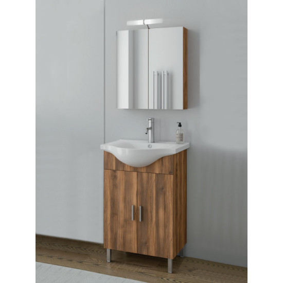 Drop Luna 55 Amber Baroque Oak 5FLU055BO Έπιπλο Μπάνιου