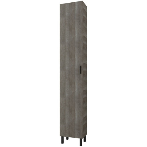 Drop Side Cabinet Gray 30 × 27 x 1.84 Στήλη μπάνιου