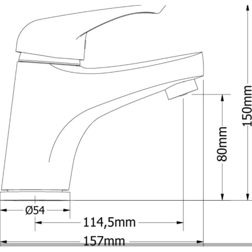 Viospiral Modea Elit Chrome 00-02001 Αναμεικτική Μπαταρία Νιπτήρα Πλήρες Σετ Χρωμέ 