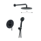 Viospiral Modea Etna Minimal 00-08700/B Ντουζιέρα Εντοιχισμού Πλήρες Σετ Black Matt