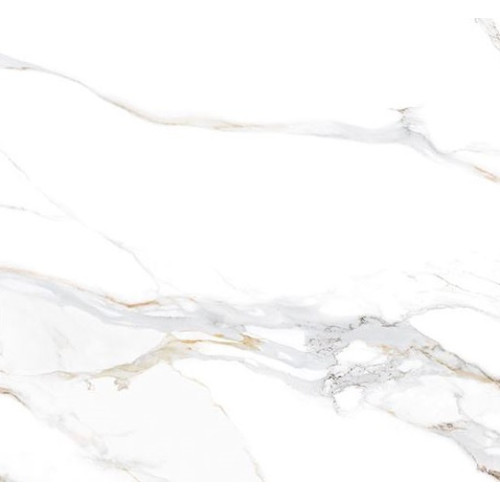 Volakas Aurora Glossy 60x60 Πλακάκι Δαπέδου Εσωτερικού  Χώρου  Rettificato Πορσελανάτο  Λευκό