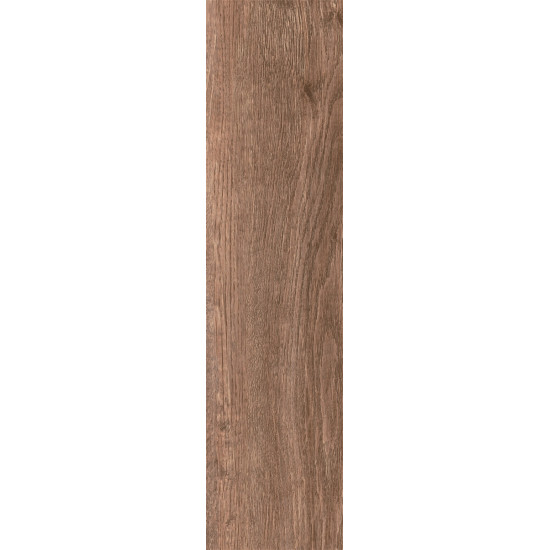 Barkwood Walnut Πλακάκι Δαπέδου Εσωτερικού Χώρου Τύπου Ξύλου Πορσελανάτο Ματ 15x60 cm Καφέ