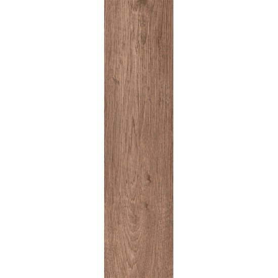 Barkwood Walnut Πλακάκι Δαπέδου Εσωτερικού Χώρου Τύπου Ξύλου Πορσελανάτο Ματ 15x60 cm Καφέ