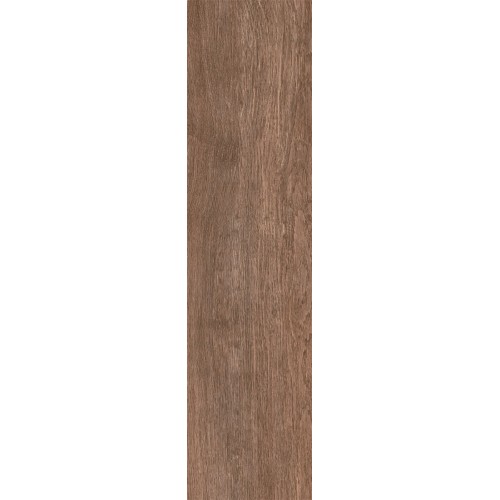 Barkwood Walnut Πλακάκι Δαπέδου Εσωτερικού Χώρου Τύπου Ξύλου Πορσελανάτο Ματ 15x60 cm Καφέ