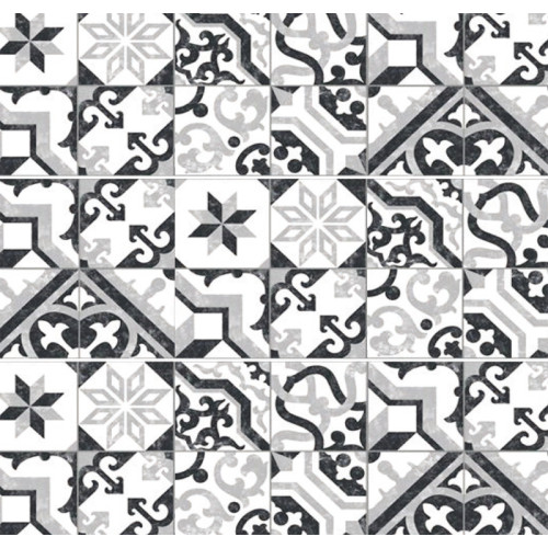 Πλακάκι δαπέδου παλαιού τύπου Borne Grey 25 x 25cm
